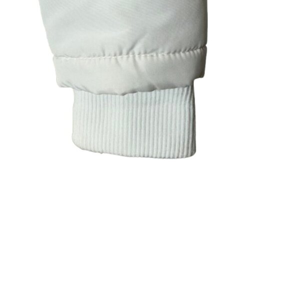 DETAILS INTL Women's White Zipper Hooded Coat with Size PS - Picture 10 of 15